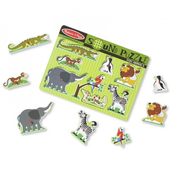 Vkládačka se zvukem - Zvířátka ze Zoo